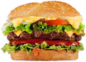 Hamburger Close Up